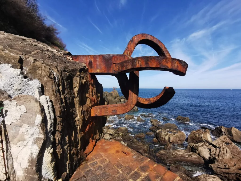 El peine del viento de chillida en donostia san sebastian