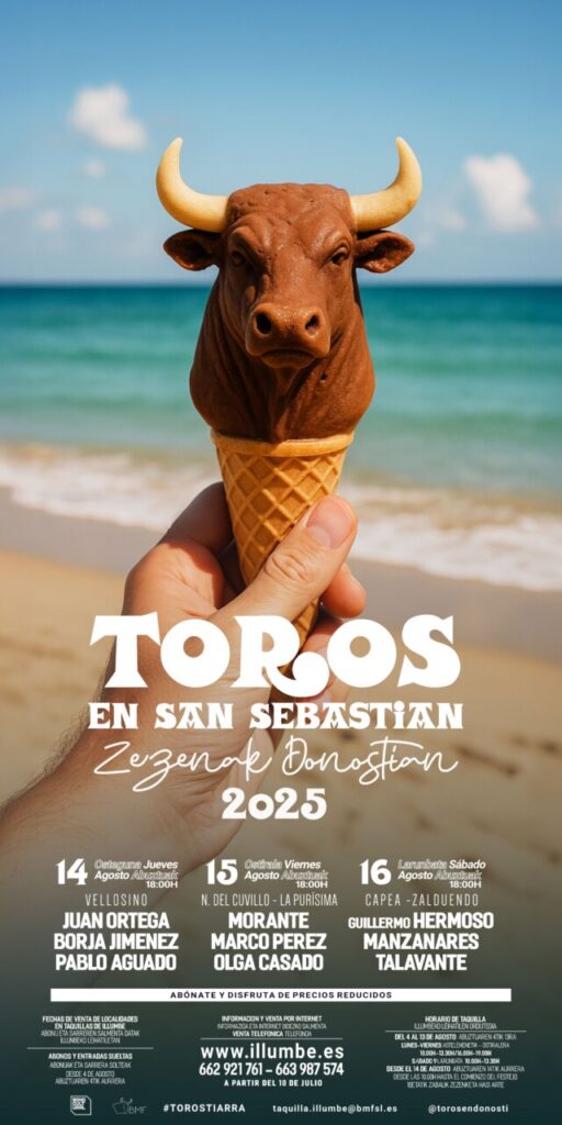 Toros en la Semana Grande De San Sebastián 2025
